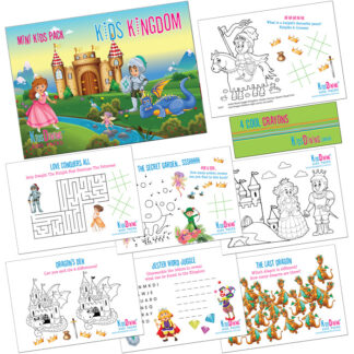 Kids Kingdom Mini Activity Packs (100)