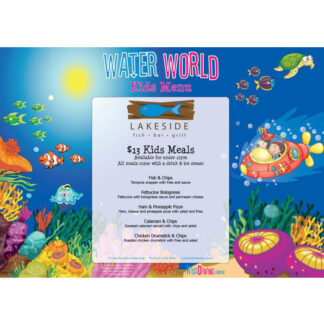 Children's Menu Placemats