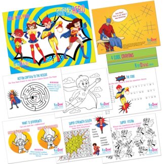 Superhero Mini Activity Packs (100)