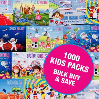 1000 x Mixed Premium Activity Packs (Bulk Savings)